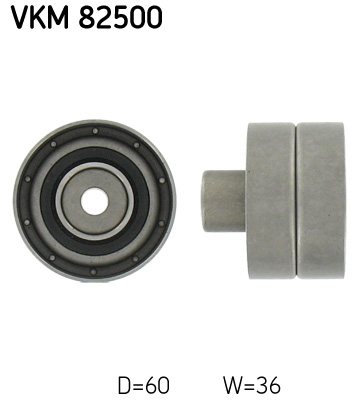 kreipiantysis skriemulys, paskirstymo diržas - VKM 82500 SKF